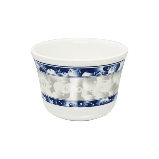 Thunder Group Tea Cup 12/Pcs is perfect for serving milk tea, pu-erh and other green tea in Asia-themed restaurants. This stone-colored tea cup with dragon pattern will bring some friendly ambiance to your food presentation. Manufactured from a durable plastic material this dinnerware is extremely popular for its nearly unbreakable structure. 