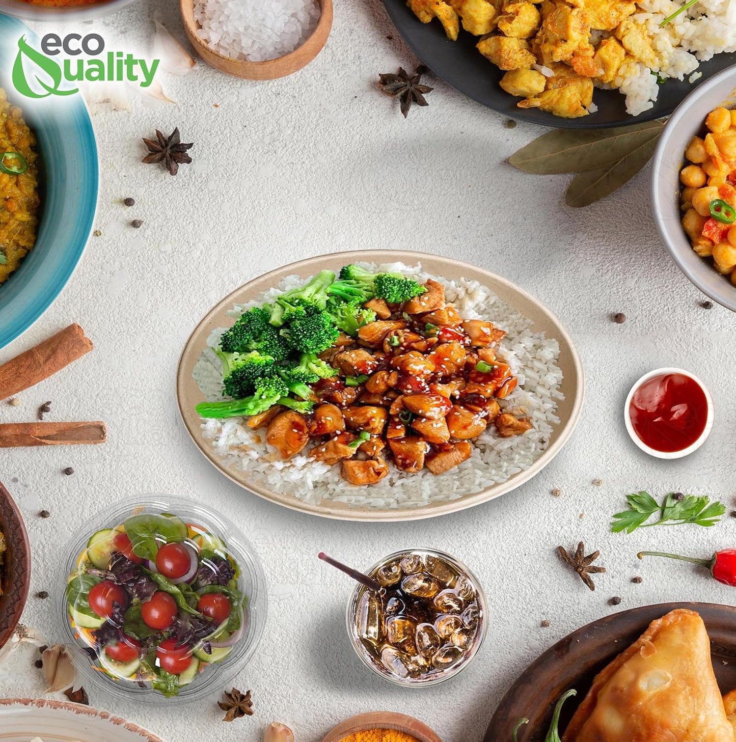Oval Disposable Compostable Paper Burrito Bowls