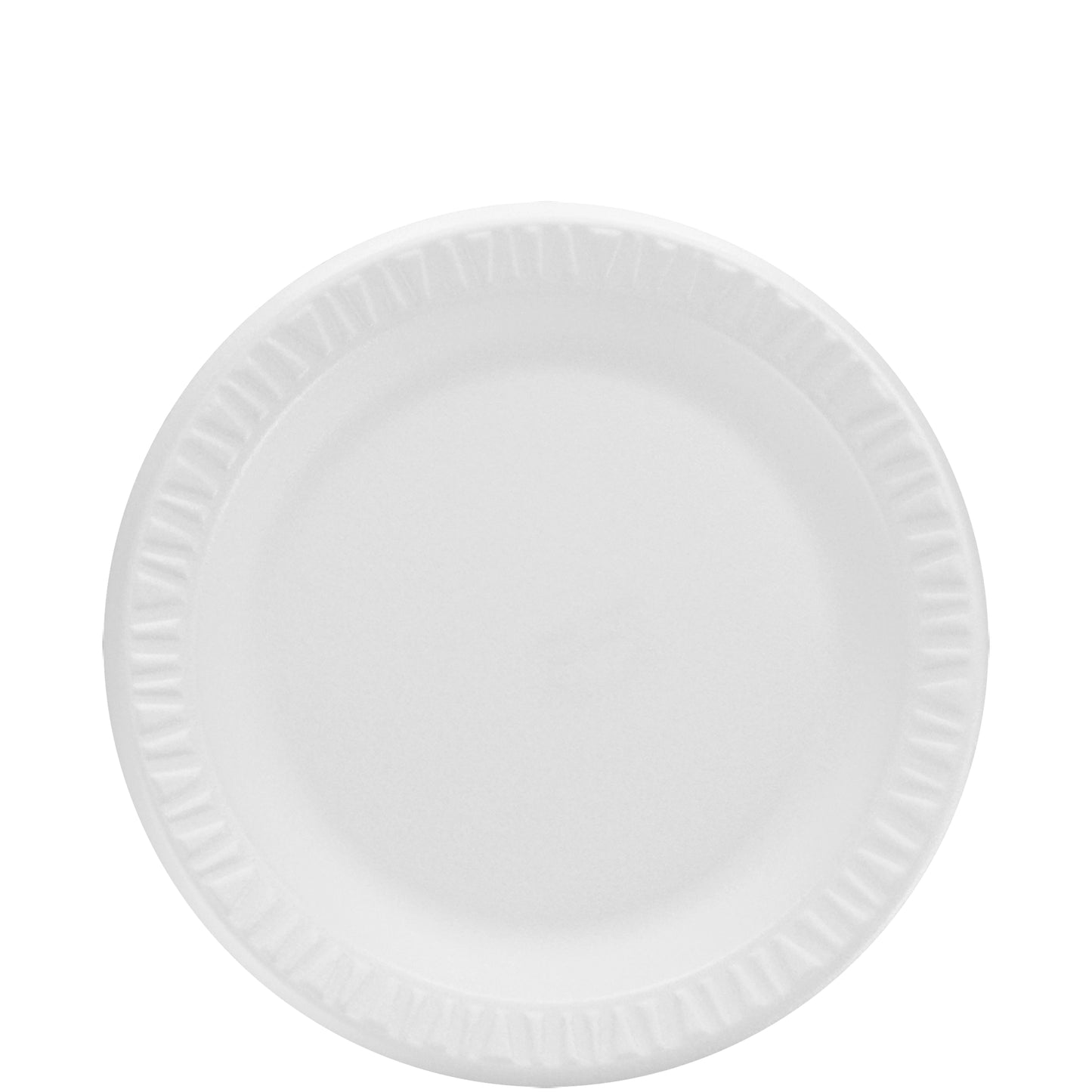 Dart 9PWC Concorde 9inch White Non Laminated Round Foam Plates