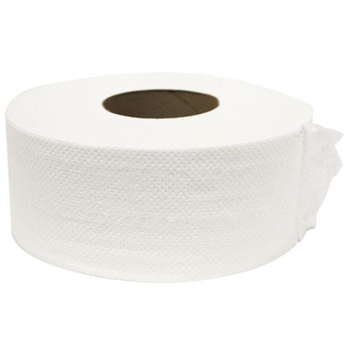 9" 2-ply junior tissue roll for commercial restrooms & high-traffic areas. Soft, strong, absorbent & long-lasting. Fits standard jumbo roll dispensers. Ideal for offices, schools & businesses.