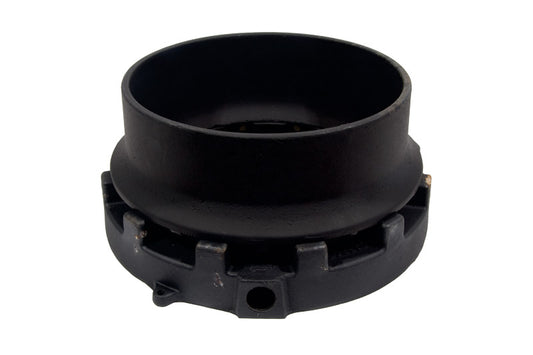 Natural gas burner with plate