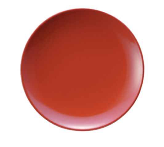 Yanco Round Plate CR-1312 this affordable and stylish restaurant tableware is made from durable melamine, giving it the look of ceramic. Perfect for serving a variety of dishes, from cakes and appetizers to hot meals, this plate adds a touch of elegance to any setting. The Black & Red collection features a classic red design that complements any restaurant, whether you're serving Italian, Japanese, or American cuisine. Melamine is a reliable, long-lasting material that is easy to clean, NSF listed,