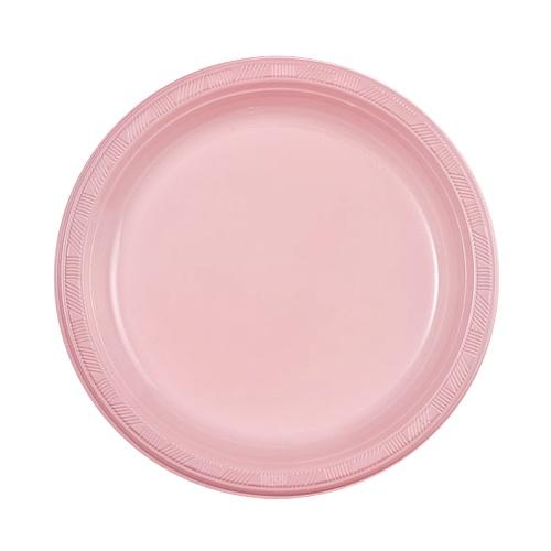 9" Disposable Plastic Plates - Reusable & Elegant