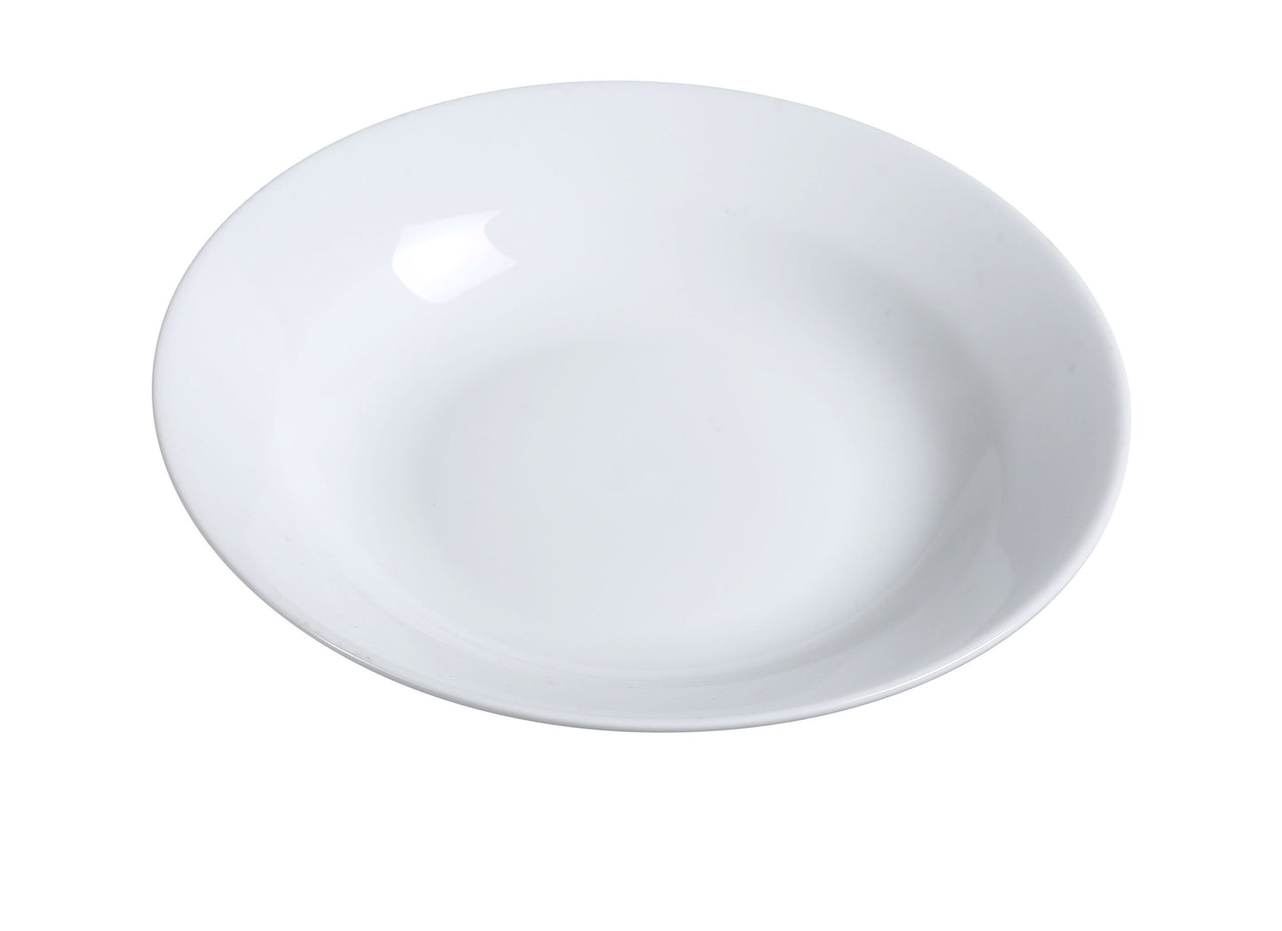 Yanco Soup Plate AC-3 is an elegant and durable choice for serving soups, salads, pasta, and hot meals. Made from high-quality porcelain with a stylish glaze finish, this plate offers excellent resistance to mechanical damage and temperature changes. Its super white color and wide rim design enhance food presentation, making it ideal for fine-dining restaurants, catered events, outdoor dining areas, and hotels. 