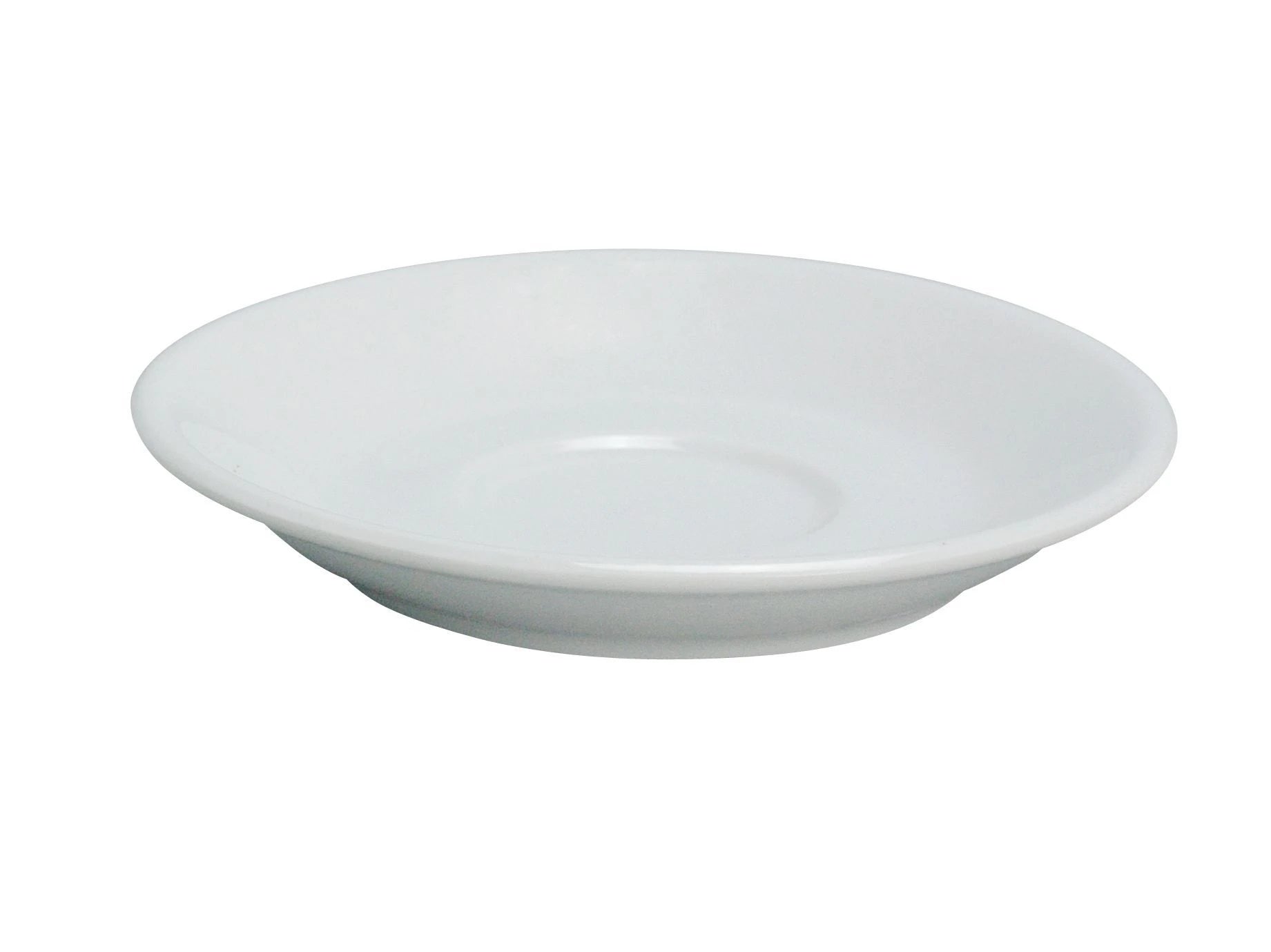 Yanco Saucer AC-36 is designed to pair seamlessly with Abco porcelain cups, adding elegance and functionality to any table setting. Made from high-quality porcelain with a smooth finish, this saucer is a durable and stylish choice for restaurants, cafes, catered events, and hotels. Its compact size provides a practical surface for serving espresso and other small beverages while maintaining a refined presentation. 