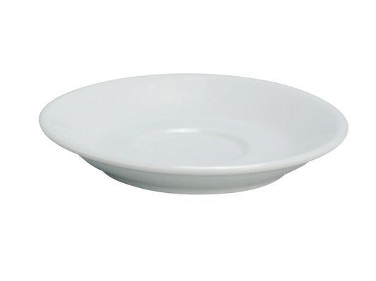 Yanco Saucer AC-36 is designed to pair seamlessly with Abco porcelain cups, adding elegance and functionality to any table setting. Made from high-quality porcelain with a smooth finish, this saucer is a durable and stylish choice for restaurants, cafes, catered events, and hotels. Its compact size provides a practical surface for serving espresso and other small beverages while maintaining a refined presentation. 