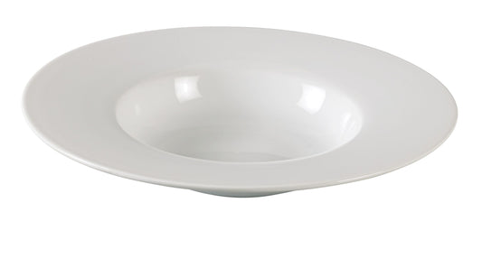 Yanco Deep Dessert Plate AC-611 is a stylish and functional addition to any table setting. Made from high-quality porcelain with a smooth glaze finish, it offers durability and resistance to mechanical damage and temperature changes. Its wide rim and deep design make it perfect for serving fruit salads, ice cream, and other desserts. The super white Abco collection design enhances food presentation, making it ideal for fine-dining restaurants, catered events, outdoor dining areas, and hotels. 