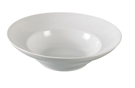 Yanco Deep Mediterranean Bowl AC-711 is a versatile and stylish choice for any dining setting. Crafted from high-quality porcelain with a smooth glaze finish, it offers excellent durability and resistance to mechanical damage and temperature changes. Its deep design and generous 32 oz capacity make it ideal for serving rice, miso soup, noodles, and salads. 