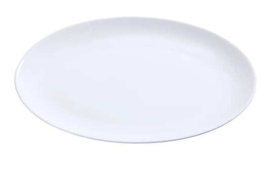 Yanco Coupe Platter AC-8-CP is a stylish and versatile choice for serving a variety of dishes. Crafted from high-quality porcelain with a smooth glaze finish, it offers durability and an elegant presentation. This super white oval platter is perfect for serving vegetables, cold cuts, fresh greens, and appetizers. Its sleek design makes it an excellent addition to fine-dining restaurants, catered events, and other professional dining settings. 
