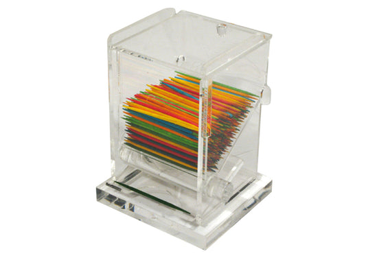 Winco ACTD-3 Acrylic Toothpick Dispenser