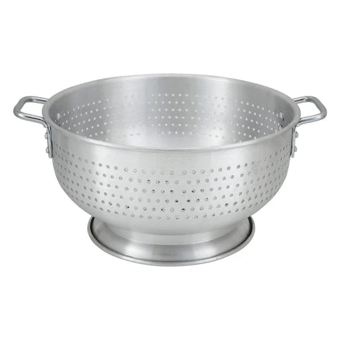 Winco ALO-11BH-8BH 11qt-8qt Alu, with/without Base, Handles Colanders