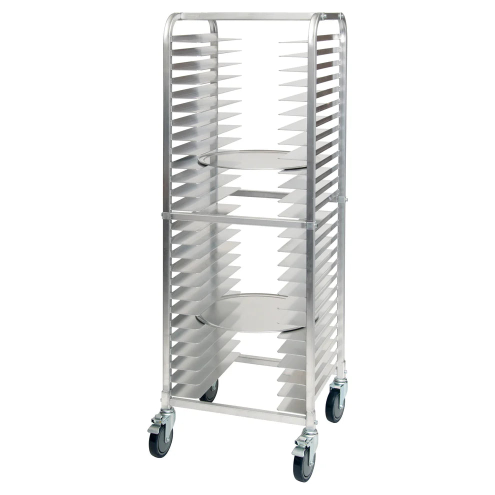 Winco ALPR-26BK/AWPR-26BK, 26-Tier 2" Spacing, Alu NSF, Pizza Pan Rack