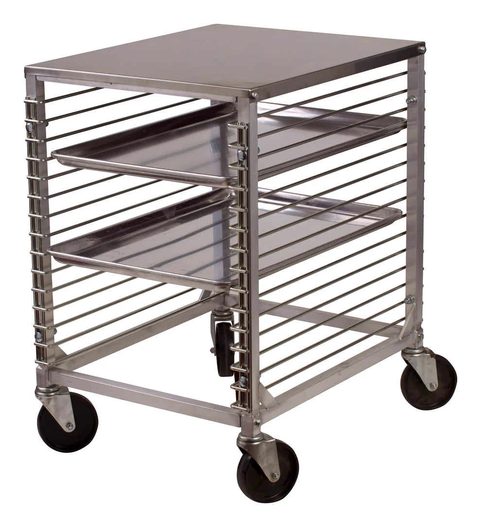 Winco ALRK-15, 15-Tier Aluminum Half-Height Sheet Pan Rack, NSF, EA