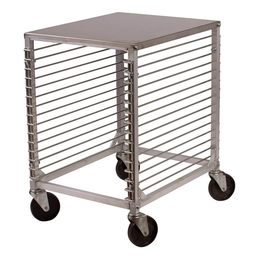 Winco ALRK-15, 15-Tier Aluminum Half-Height Sheet Pan Rack, NSF, EA