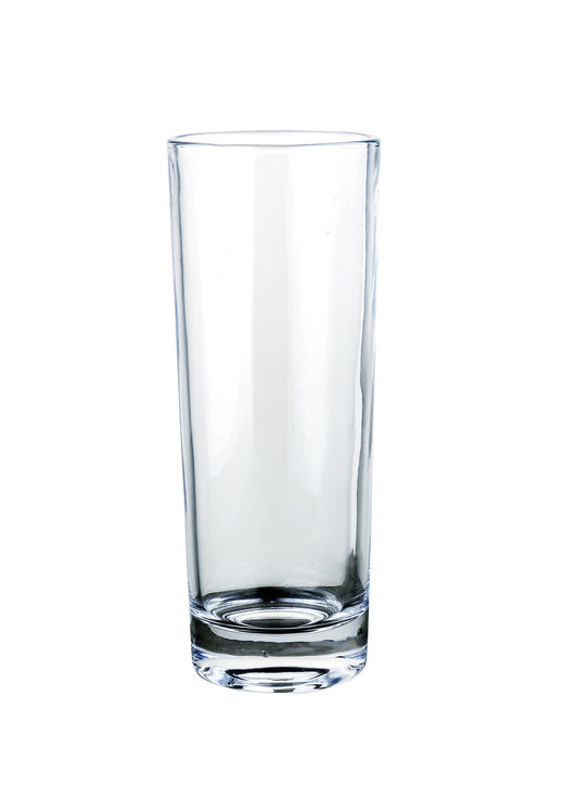 Yanco Hi-Ball Glass AM-309 is designed for versatile beverage service, from refreshing cocktails to iced teas and sodas. With a 9.5 oz capacity, it’s a reliable option for both casual and upscale settings. Made from clear, durable glass, it features a clean cylindrical shape that highlights drink presentation while offering comfortable handling. Part of the Aqua Mist collection, this highball glass brings together everyday functionality with refined visual appeal.