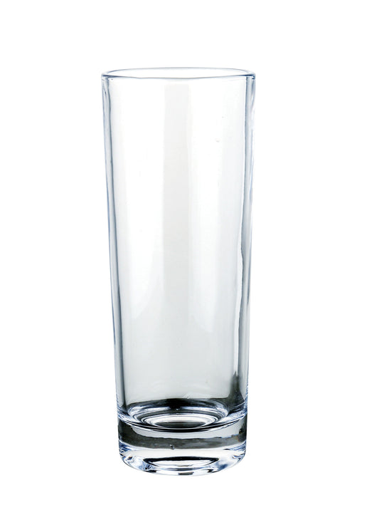 Yanco Hi-Ball Glass AM-310 is designed for versatile beverage service, from refreshing cocktails to iced teas and sodas. With a 10.5 oz capacity, it’s a reliable option for both casual and upscale settings. Made from clear, durable glass, it features a clean cylindrical shape that highlights drink presentation while offering comfortable handling. Part of the Aqua Mist collection, this highball glass brings together everyday functionality with refined visual appeal.