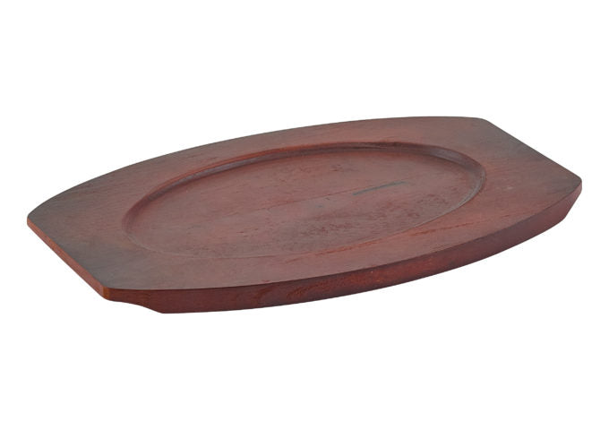 Winco APL-10UL-12UL Wooden Underliner for Aluminum Sizzle Platter