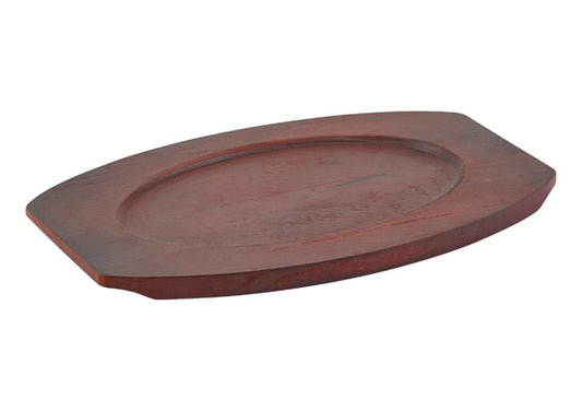 Winco APL-10UL-12UL Wooden Underliner for Aluminum Sizzle Platter