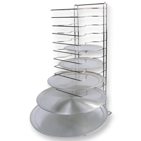 Winco APZT-1015, 15 Slots Chrome Plated Pizza Rack