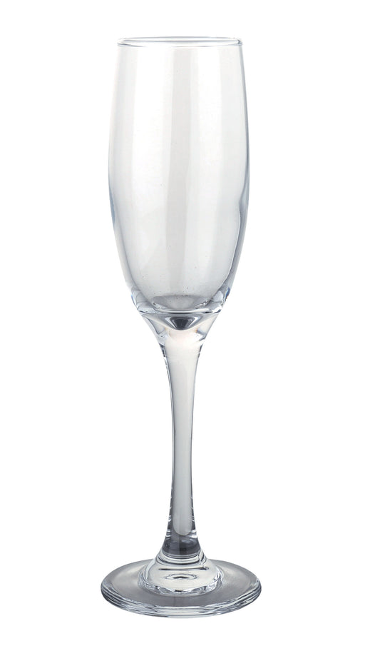 Yanco Flute Glass AS-406 is designed with elegance and celebration in mind. Its tall, narrow bowl enhances carbonation and preserves the aroma of sparkling wines and champagnes. With a 6.25 oz capacity, this glass is perfect for toasts, receptions, and formal dining. Made from durable, clear glass, it offers both beauty and resilience. As part of the Aqua Spirits collection, it adds a refined touch to any upscale occasion.