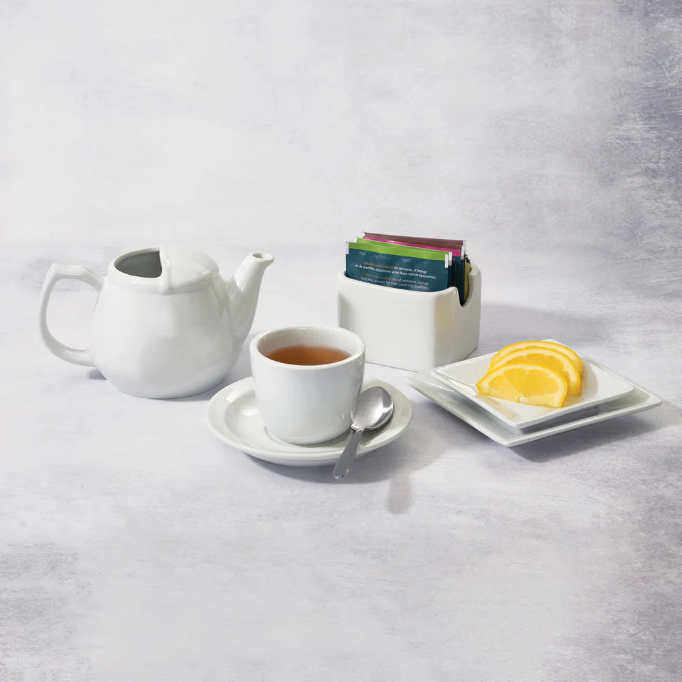 Winco ASD-3, 3.5"x2.75"x2.5", 3 Doz/Case White Porcelain Sugar Packet Holder