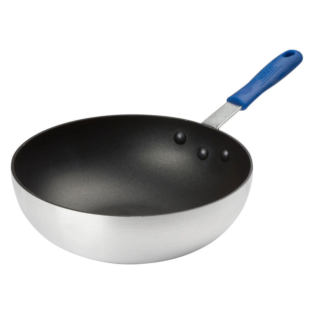 Winco ASFP-11 & ASFP-11NS, 11" Aluminum & Non-stick Stir Fry Pan
