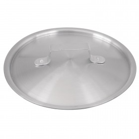 Saucepan lid designed for 3.75-quart sauce pans, fits ASPN3.75, round shape with a sturdy handle for easy lifting. Perfect for sealing in heat and flavor in commercial and home kitchens.