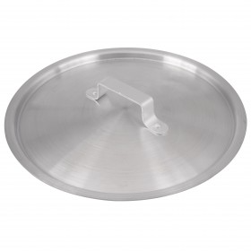 Saucepan lid designed for 7-quart sauce pans, fits ASPN7, round shape with a sturdy handle for easy lifting. Perfect for sealing in heat and flavor in commercial and home kitchens.