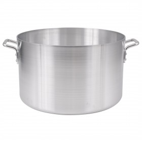36-quart sauce pot stanton trading made of extra heavy-duty aluminum (6.0mm thickness) for superior durability and heat distribution. It has an 16" diameter, a reinforced rim, and sturdy side handles for easy handling. Perfect for professional and home kitchens. Lid sold separately. 