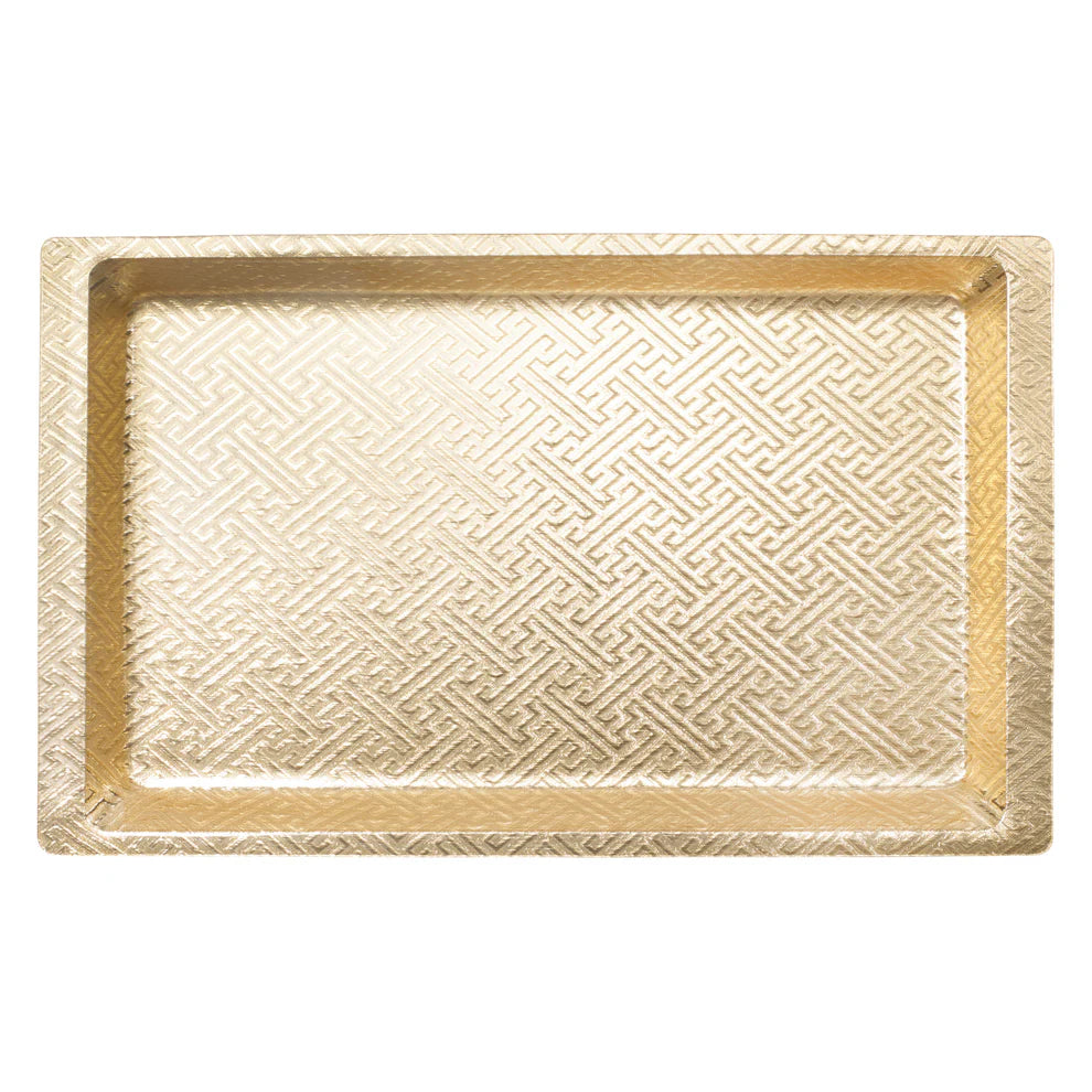 Winco AST-3G & AST-3S, Gold/Silver Acrylic Display Tray, EA