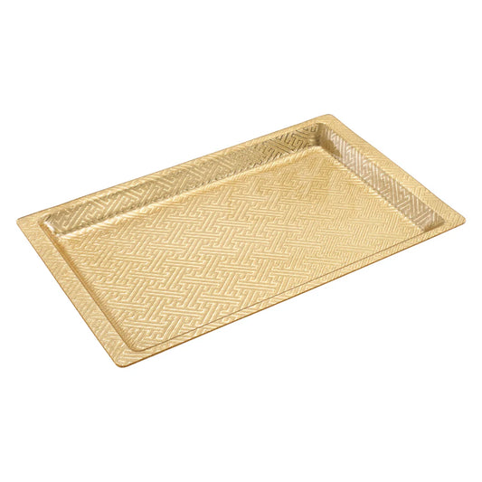 Winco AST-3G & AST-3S, Gold/Silver Acrylic Display Tray, EA