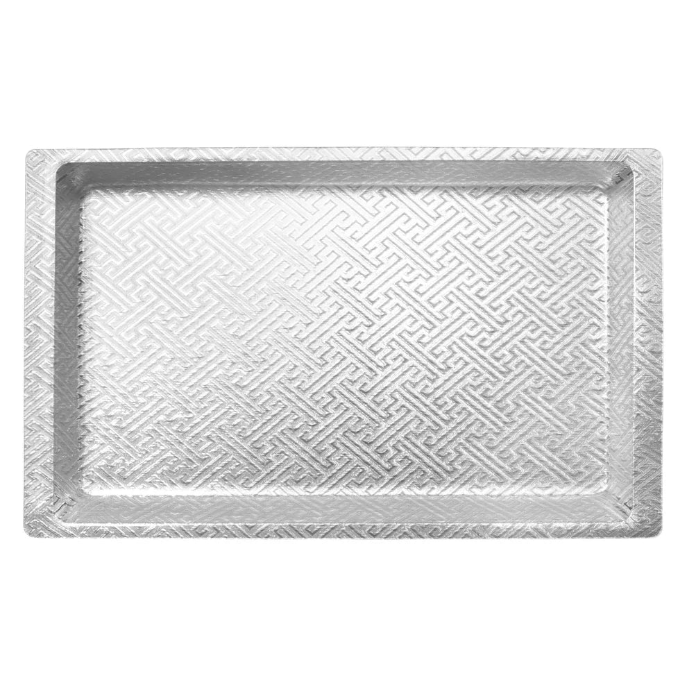 Winco AST-3G & AST-3S, Gold/Silver Acrylic Display Tray, EA