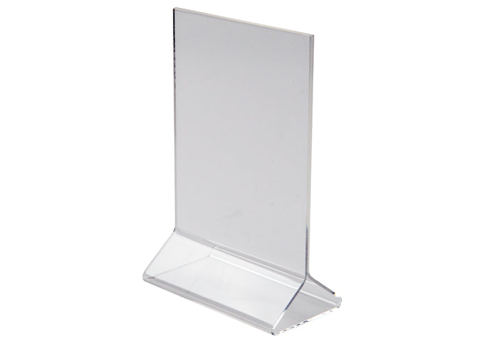 Winco ATCH-46 to ATCH-811 4"x6" to 8"x11" Acrylic Table Sign Holder