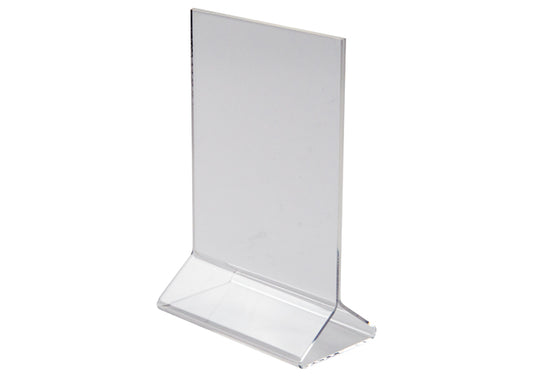 Winco ATCH-46 to ATCH-811 4"x6" to 8"x11" Acrylic Table Sign Holder
