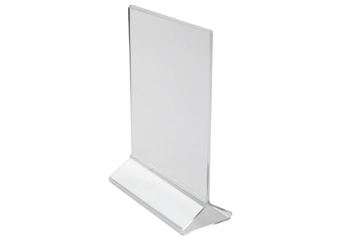 Winco ATCH-46 to ATCH-811 4"x6" to 8"x11" Acrylic Table Sign Holder