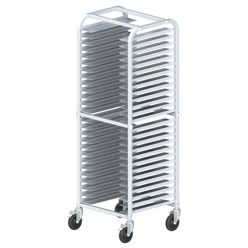Winco ALPR-26BK/AWPR-26BK, 26-Tier 2" Spacing, Alu NSF, Pizza Pan Rack