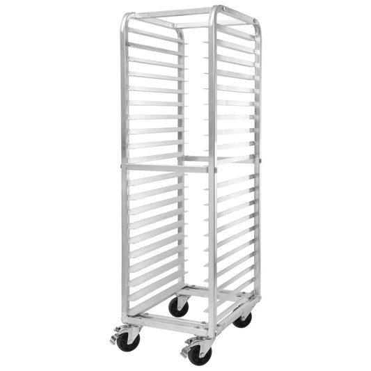 Winco AWRK-20HBK, 20-Tier, 3" Spacing Alu Welded Sheet Pan Rack, NSF, EA
