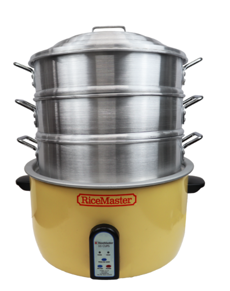 Aluminum steamer set