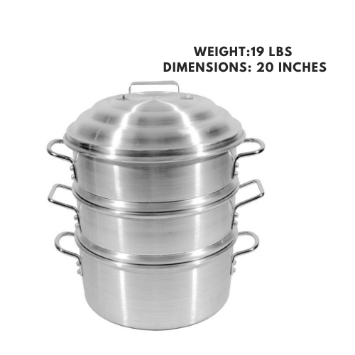 Aluminum food steamer