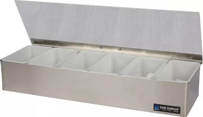 Stainless Steel Non Chilled Garnish Trays, B4186L