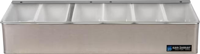 Stainless Steel Non Chilled Garnish Trays, B4186L