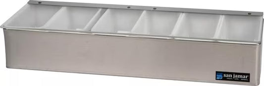 Stainless Steel Non Chilled Garnish Trays, B4186L