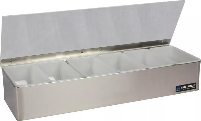 Stainless Steel Non Chilled Garnish Trays, B4186L