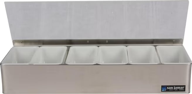 Stainless Steel Non Chilled Garnish Trays, B4186L