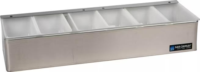 Stainless Steel Non Chilled Garnish Trays, B4186L