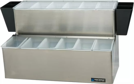 Stainless Steel Ultimate Garnish Centers w/ Liner, 12 Pint, B6766L, EA