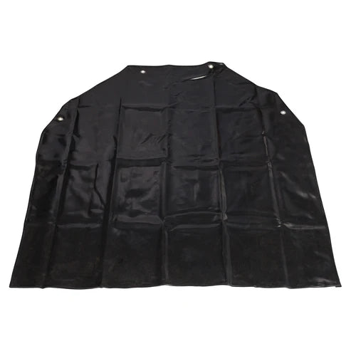 Winco BA-LA, Black Latex Bib Apron