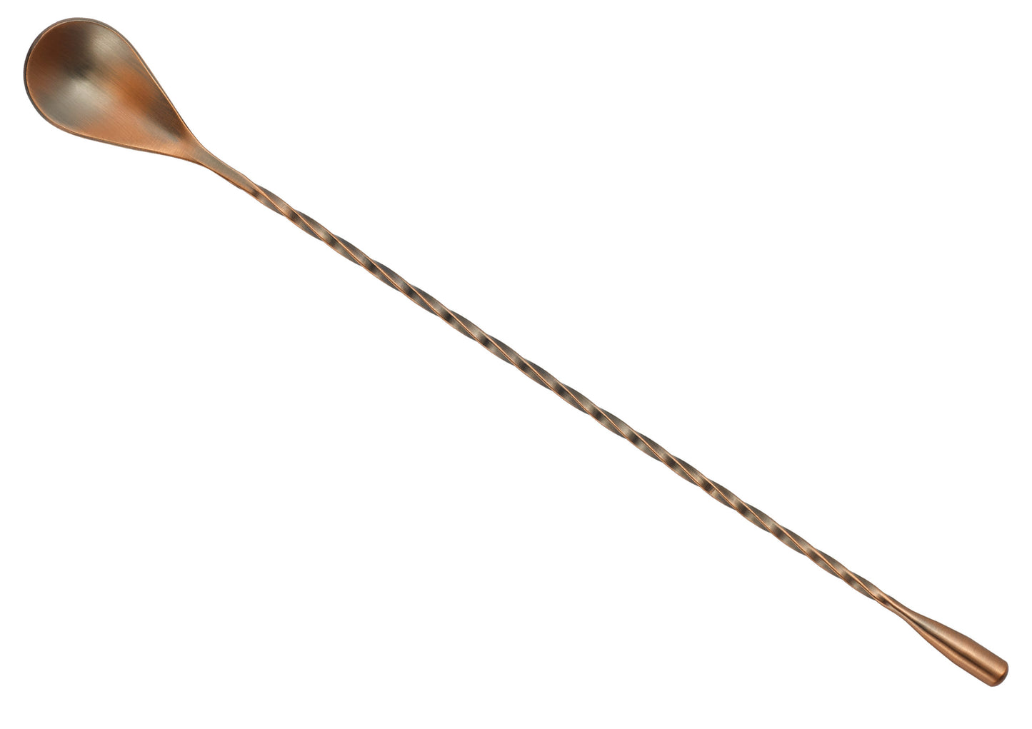 Winco BABS-12AC/12CS After 5 12"L Bar Spoon Antique Copper/Steel