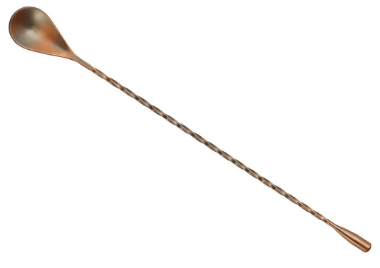 Winco BABS-12AC/12CS After 5 12"L Bar Spoon Antique Copper/Steel
