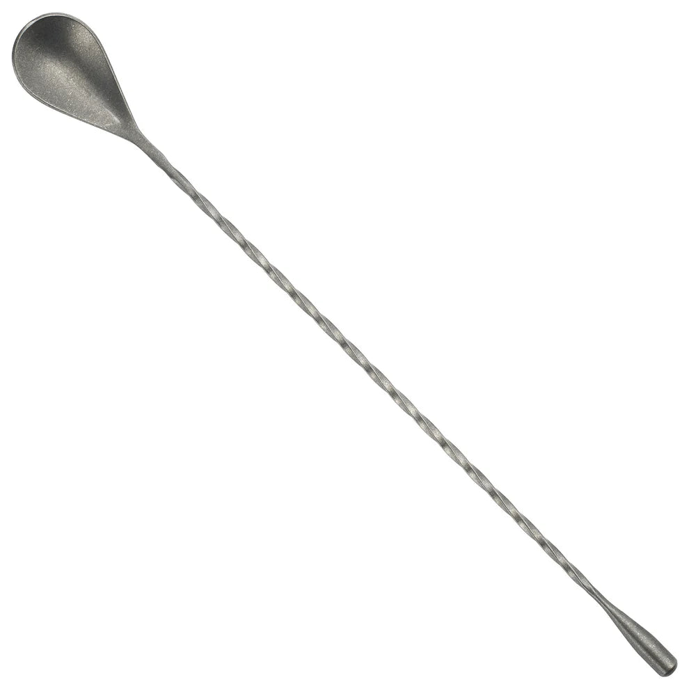 Winco BABS-12AC/12CS After 5 12"L Bar Spoon Antique Copper/Steel